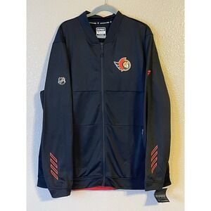 Men's 2XL NWT Ottawa Senators Fanatics Authentic Pro Locker Room Full Zip Jacket
